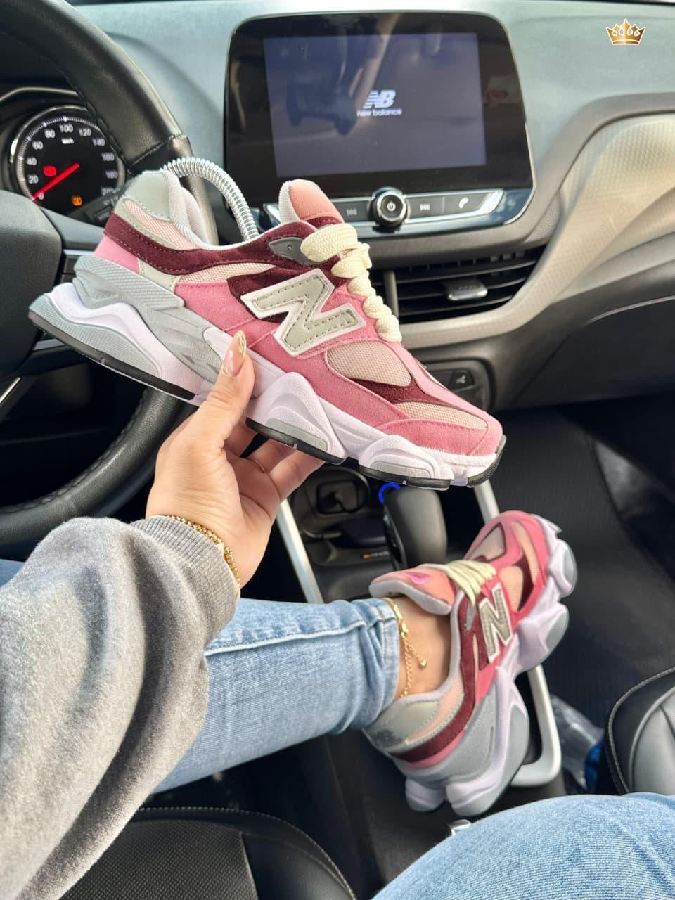 Calzado Dama 9060 Rosado con gris