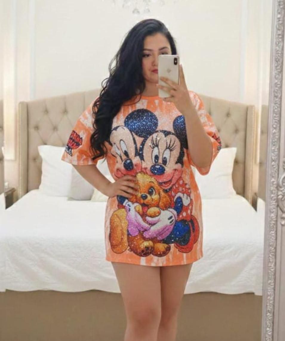 Blusón Oversize con Brillos